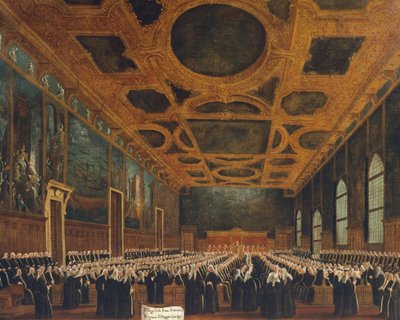 Sala del Maggior Consiglio nel Palazzo Ducale da Gabriele Bella
