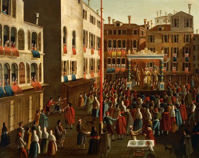 Italia, Veneto, Venezia, Fiera in Campo San Luca da Gabriele Bella