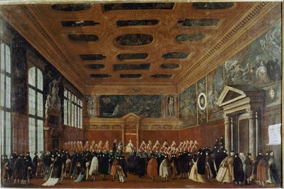 Ricevimento degli Ambasciatori al Collegio da Gabriele Bella