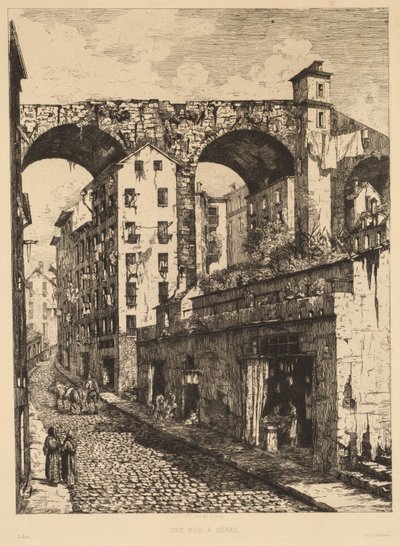 Una strada a Genova da Gabrielle Marie Niel