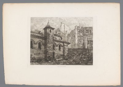 Veduta di Saint-Julien-le-Pauvre da Gabrielle Marie Niel