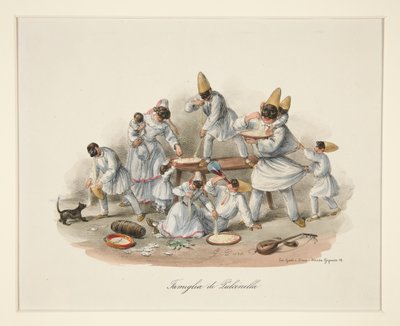 Famiglia di Pulcinella da Gaetano Dura