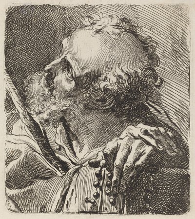 Busto di un santo da Gaetano Gandolfi
