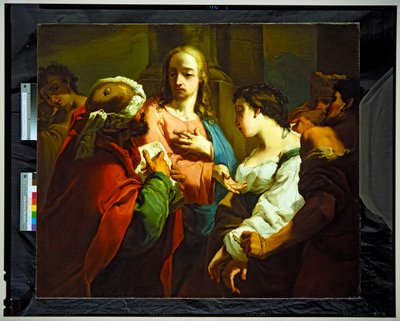 Cristo e la donna adultera da Gaetano Gandolfi