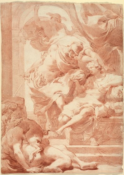 Ulisse davanti a Circe, Mercurio dietro da Gaetano Gandolfi