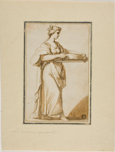 Vestal Virgin Tuccia da Gaetano Gandolfi