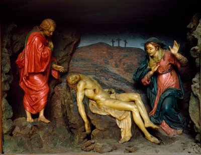 Compianto sul Cristo morto Gruppo scultoreo della scuola di Gaetano Giulio Zumbo. Fine XVII secolo-inizio XVIII secolo. Firenze, Museo Nazionale del Bargello da Gaetano Giulio Zumbo
