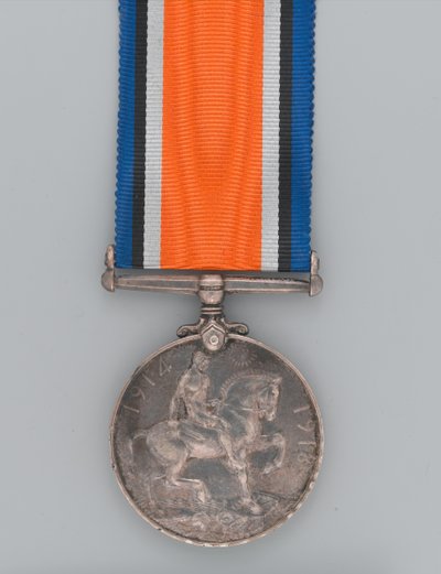 Medaglia di Guerra Britannica 1914-20 assegnata al Soldato Andreya da Gaetano Matteo Monti