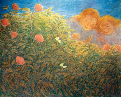 Fiori e farfalle da Gaetano Previati
