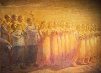 Funerale di una vergine da Gaetano Previati