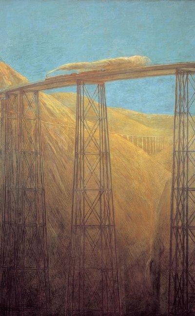 La ferrovia del Pacifico da Gaetano Previati