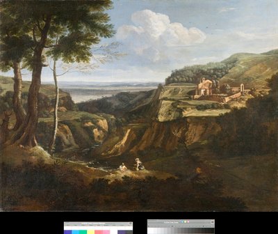 Veduta del Monastero di Camaldoli vicino a Frascati, Italia da Gaetano Previati