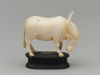Alfiere nero, pezzo degli scacchi, India, circa 1820 da Gaetano Zancon