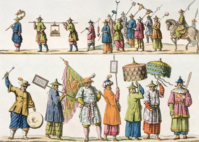 Principali attendenti della processione dell