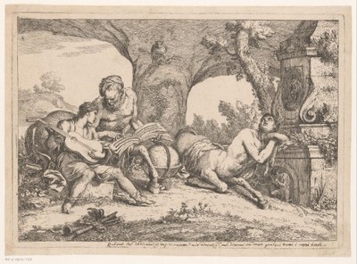 Achille istruito da Chirone da Gaetano Zompini (possibly)