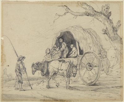 Ragazzo, cavalli e un carro da Gainsborough Dupont