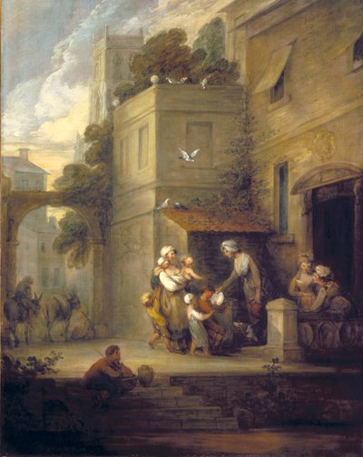 Carità che allevia la sofferenza da Gainsborough Dupont