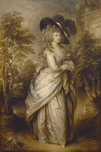 Georgiana, Duchessa del Devonshire da Gainsborough Dupont
