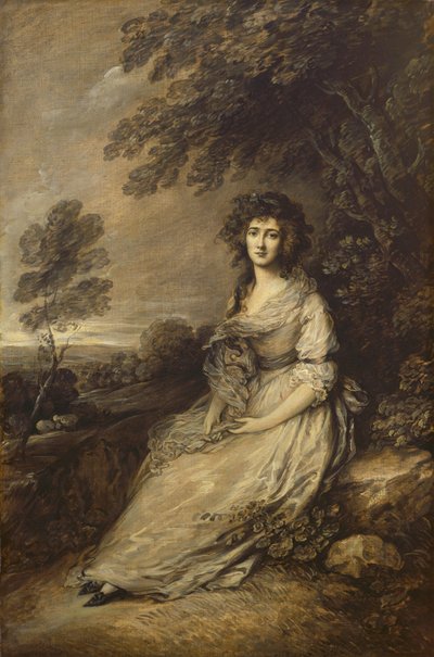 Mrs. Richard Brinsley Sheridan da Gainsborough Dupont