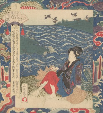 Stampa, ca. 1820 da Gakutei