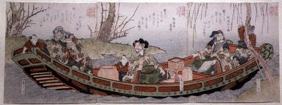 Gruppo di Sendai: Tre eroi del Regno di Shu, c.1818-30 da Gakutei Harunobu