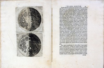 Foglio del libro Sidereus Nuncius Sidereal Messenger di Galileo Galilei, 1610 da Galileo Galilei