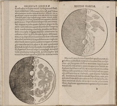 Foglio del libro Sidereus Nuncius di Galileo Galilei, 1610 da Galileo Galilei