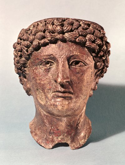 Testa di Apollo, da Lillebonne da Gallo Roman