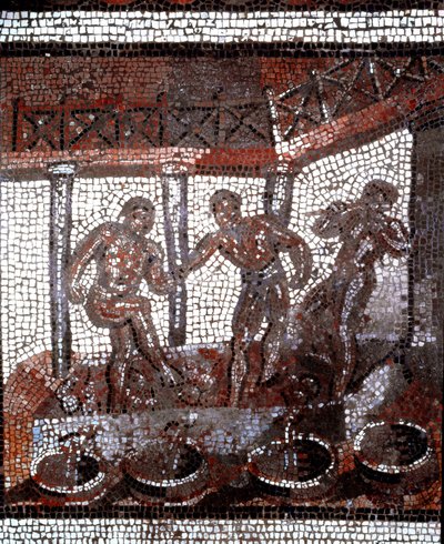 Scena di pigiatura dell