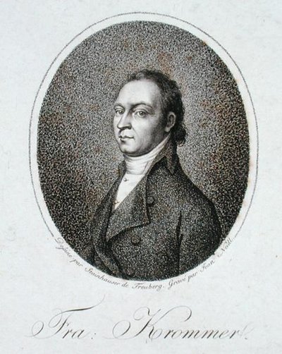 Franz Krommer (1759-1831) inciso da Jean Neidl da Gandolph Ernst (after) Stainhauser