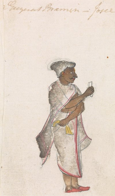 Un bramino di Gugerat da Gangaram Chintaman Tambat