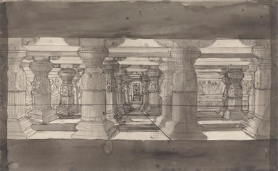 Vista interna di Indur Subba da Gangaram Chintaman Tambat
