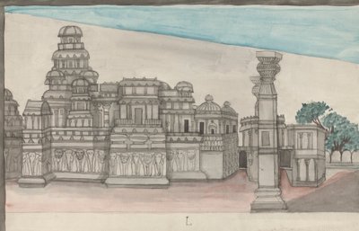 Kailasa, Vista Esterna da Gangaram Chintaman Tambat