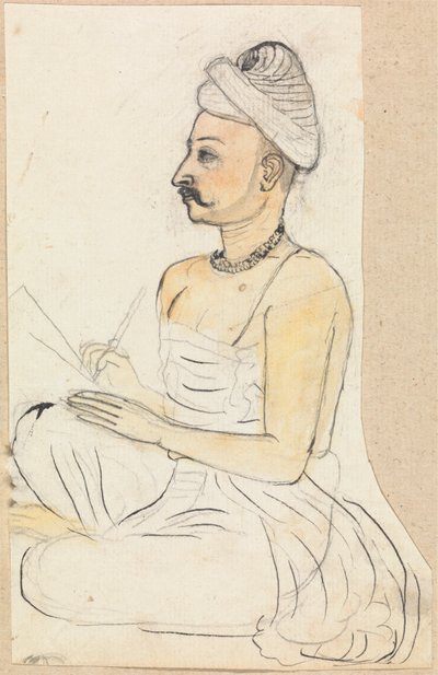 Uomo che scrive da Gangaram Chintaman Tambat
