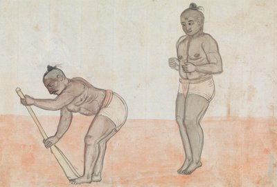 Due Jeyties che si esercitano da Gangaram Chintaman Tambat
