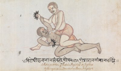 Due Jeyties che Lottano da Gangaram Chintaman Tambat