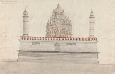 Vista ovest o posteriore di Bullishwur da Gangaram Chintaman Tambat