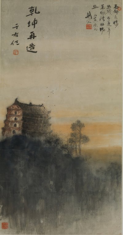 Il padiglione a cinque piani da Gao Jianfu