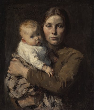 Madre e figlio, c.1906 da Julius Garibaldi Melchers
