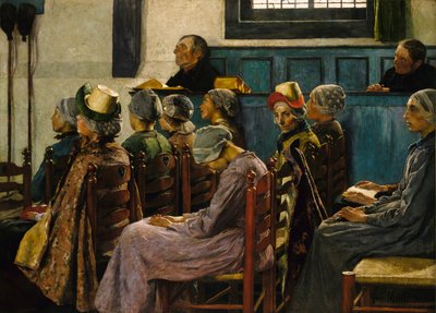 Il sermone, 1886 da Gari Melchers