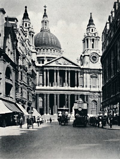 San Paolo, Ludgate Hill, 1919 da Garratt and Atkinson