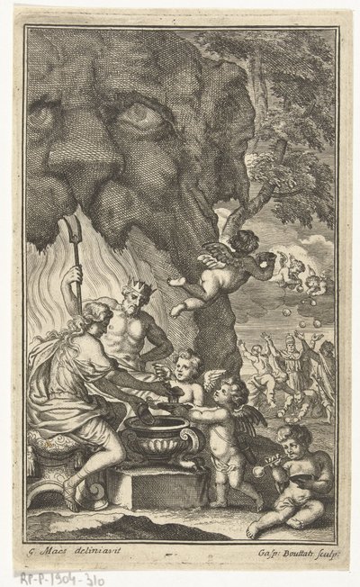 Allegoria della fugacità della vita da Gaspar Bouttats