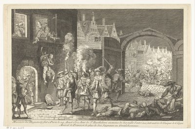 Notte di San Bartolomeo, 1572 da Gaspar Bouttats