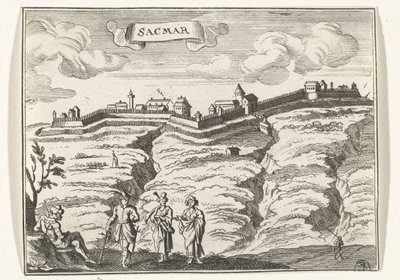 Veduta di Satu Mare da Gaspar Bouttats