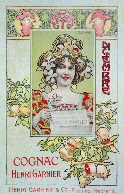 Dicembre, da un calendario per Henri Garnier & Co. da Gaspar Camps Junyent