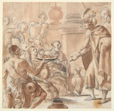 Giuseppe distribuisce il grano da Gaspar De Crayer