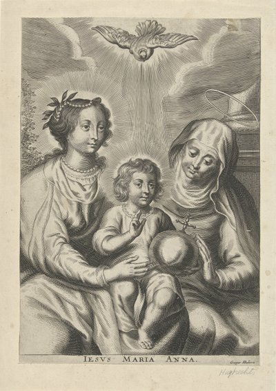 Anna con Gesù e Maria da Gaspar Huybrechts