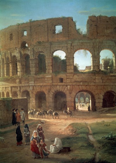 Il Colosseo (dettaglio) da Gaspar van Wittel