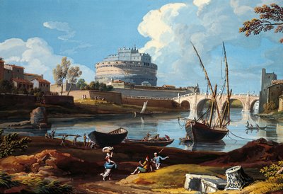 Tevere a Castel Sant