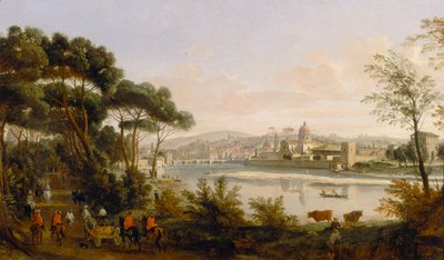 Veduta di Firenze da Gaspar van Wittel